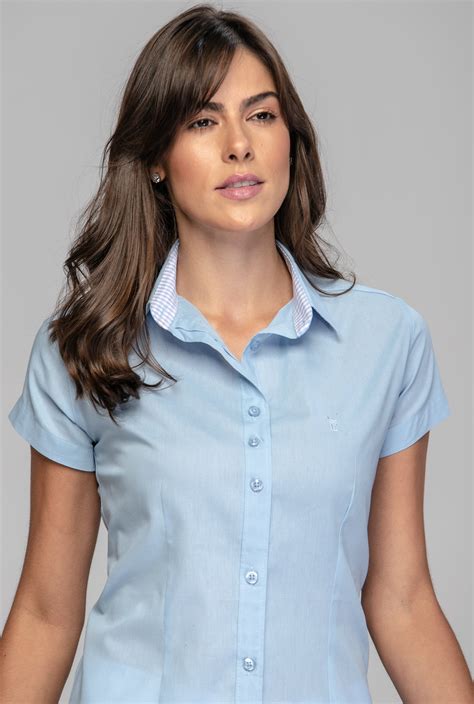 camisa feminina de botão manga curta|Camisa Feminina Manga Curta De Botao: Promoções .